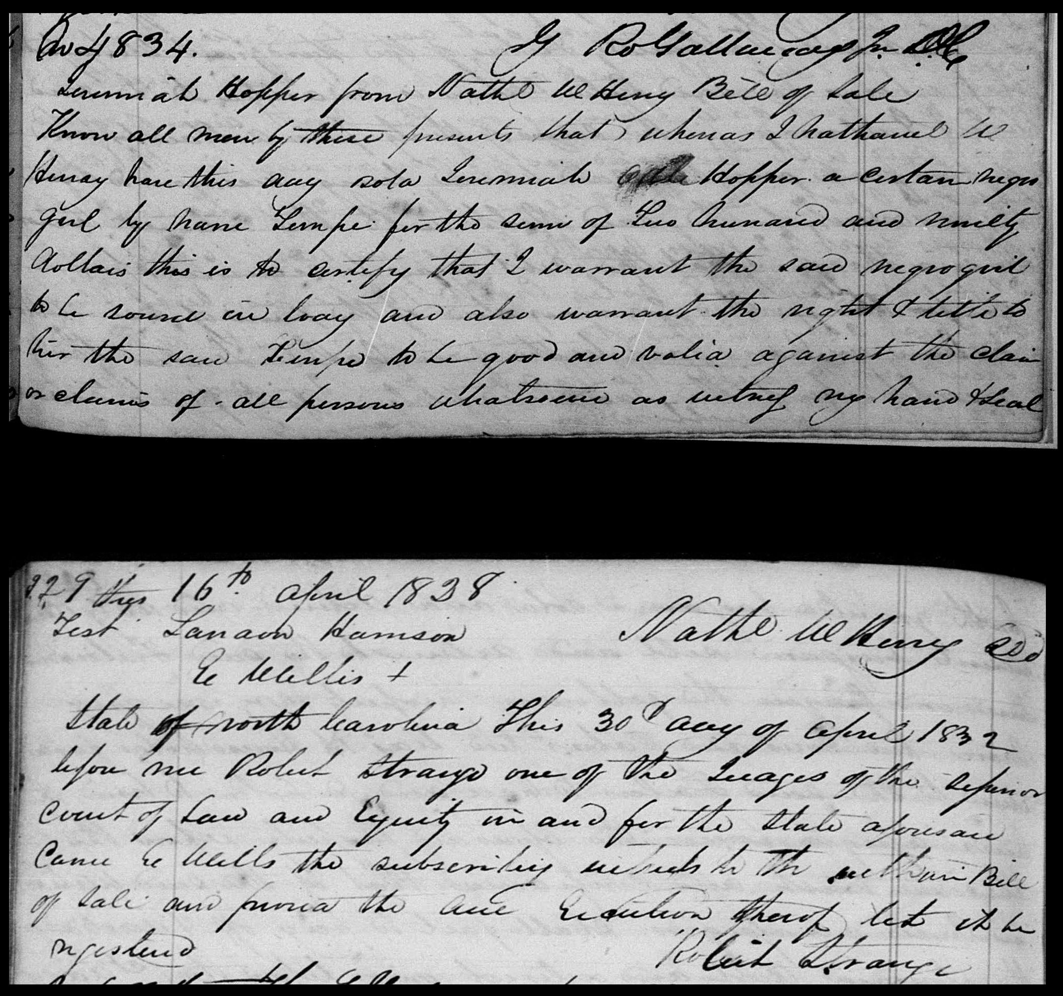 People Not Property Slave Deeds, Digital Library on American Slavery