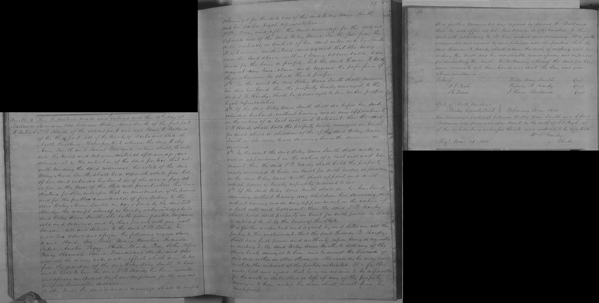 People not property slave deeds digital library on american slavery