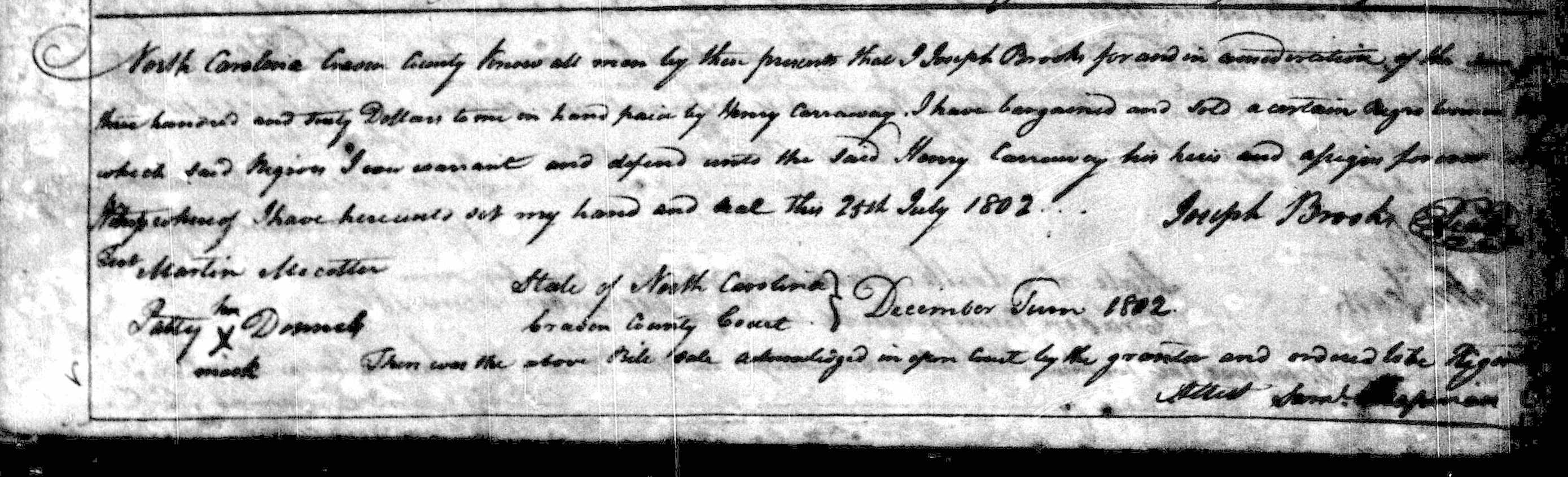 People Not Property Slave Deeds, Digital Library on American Slavery