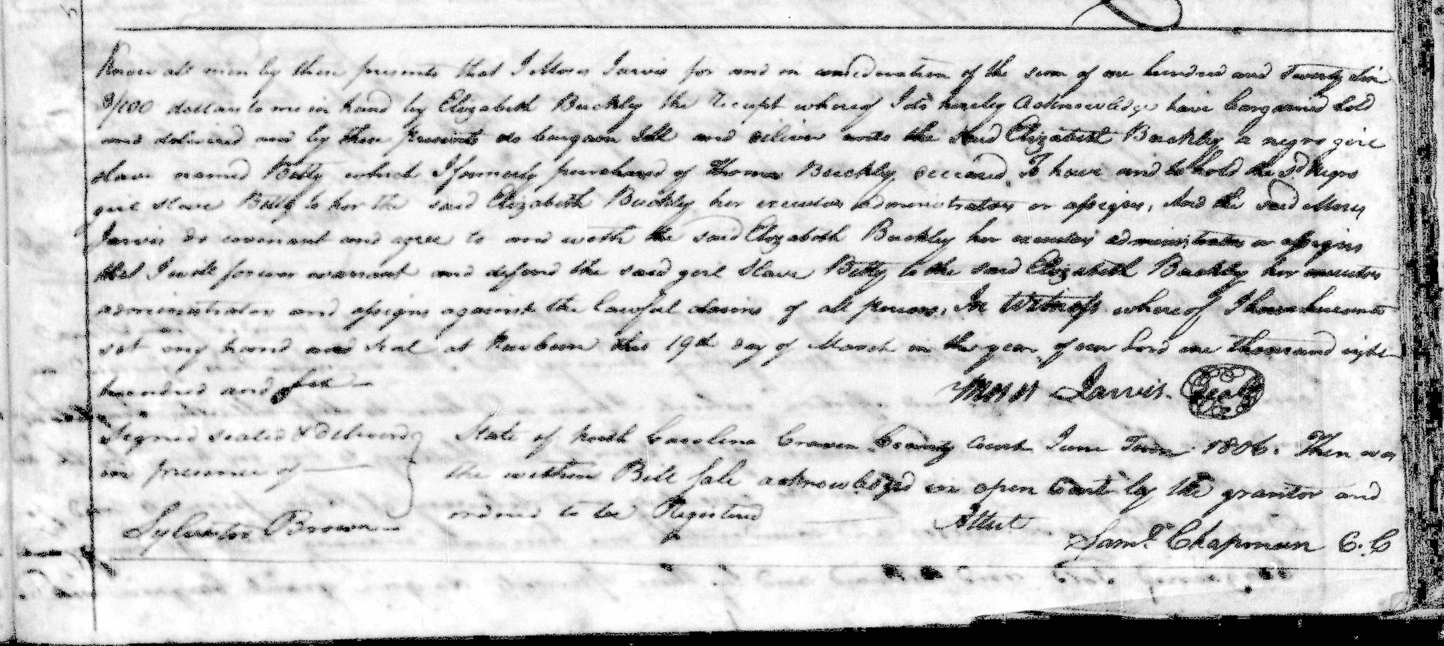 People Not Property Slave Deeds, Digital Library on American Slavery